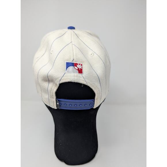 The Hundreds x Back to the Future Chicago 2015 Blue Cream Snapback Hat Pinstripe - Picture 4 of 7